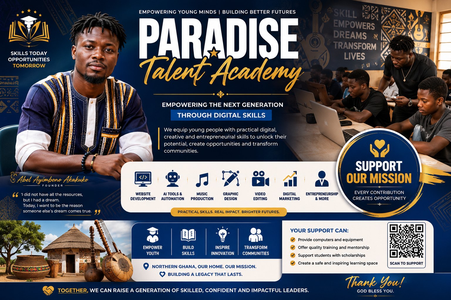 Help Train 1,000 Young People with Digital Skills in Northern Ghana